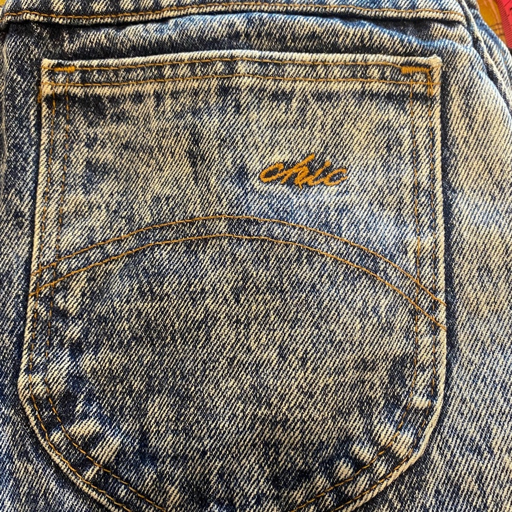 Vintage 1980's Chic Women's‎ High Waisted Acid Wash Jeans Size 10 Petite